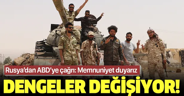 Rusya'dan son dakika açıklaması: ABD'nin Libya'daki tarafları etkilemesi olumlu sonuç verebilir