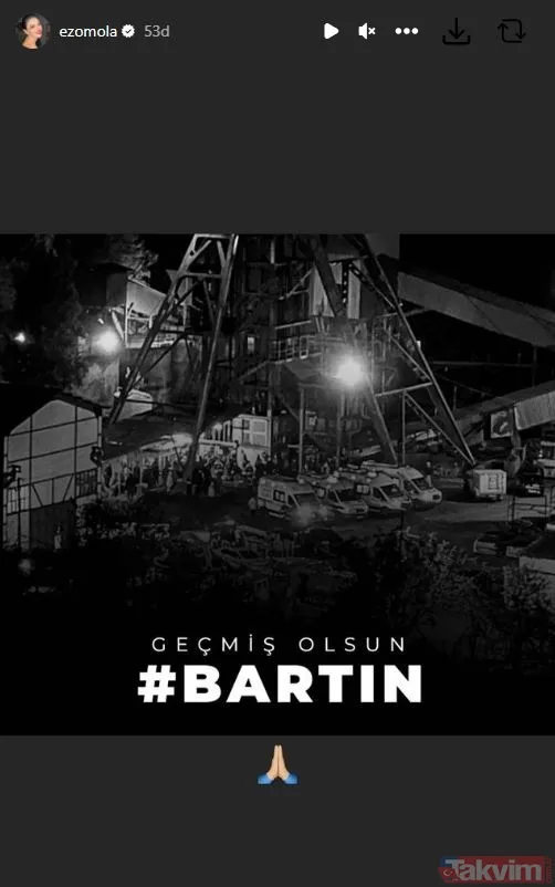 Bartın'da (Amasra) maden ocağında patlama! Ünlü isimlerden paylaşımlar peş peşe geldi! Pınar Altuğ, Ebru Gündeş, Petek Dinçöz... - 12