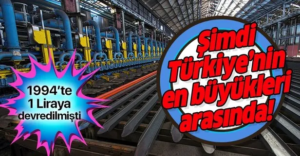 Türkiye’nin ilk ağır sanayisi 1 liraya devredilmişti! Şimdi Türkiye’nin en büyükleri arasında!