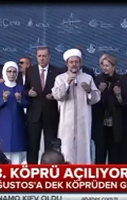 Boğazın 3. incisi dualarla açıldı