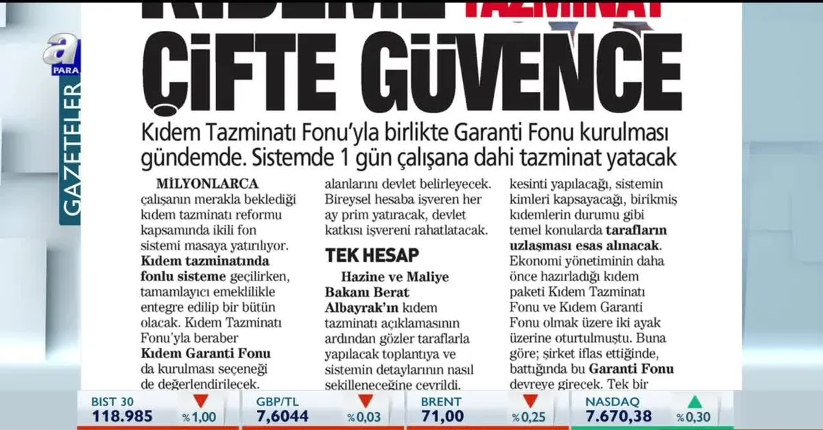 Kıdeme çifte güvence! 1 güne bile tazminat
