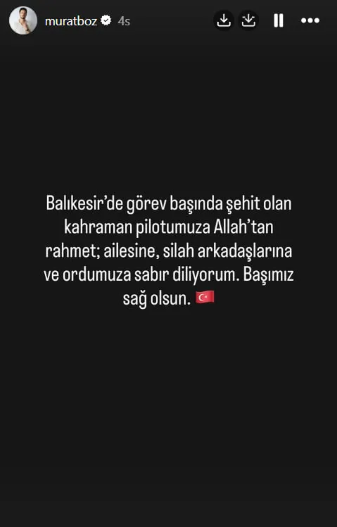 1772022273238.jpg Ünlü isimlerden şehidimiz Pilot Binbaşı İbrahim Bolat’a duygusal veda: "Ailesine ve ulusumuza başsağlığı diliyoruz"-6