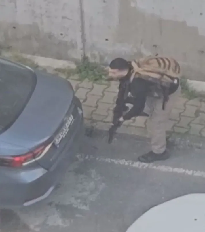 Saldırgan kamerada