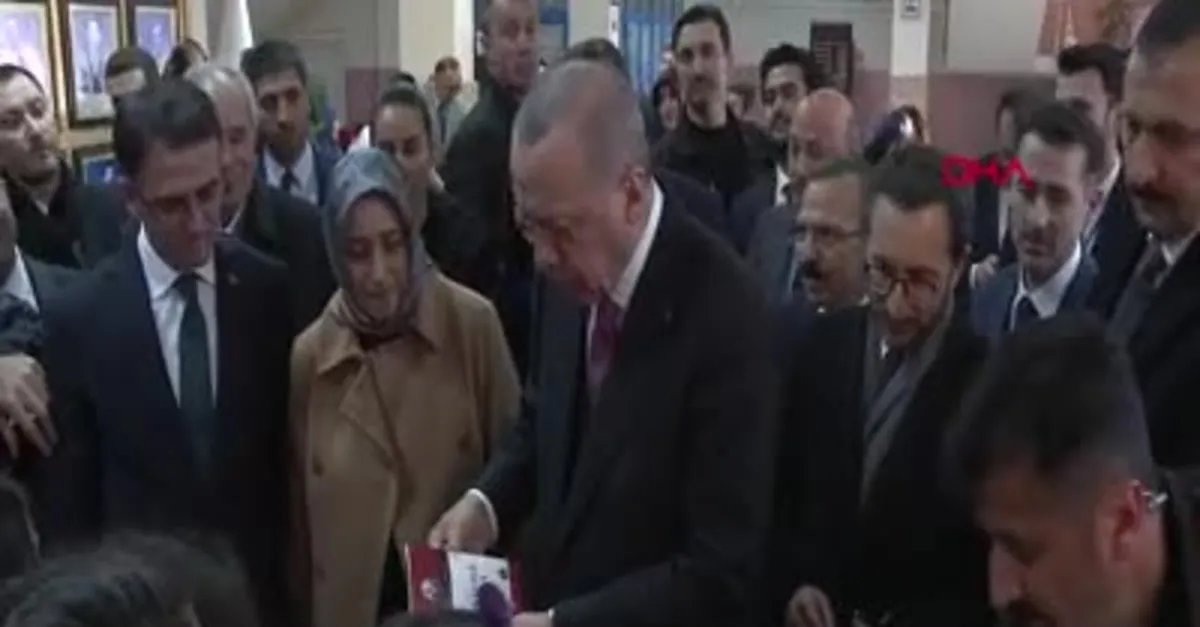 Erdoğan 'Hedef 2023' marşını dinledi