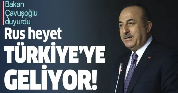 Son dakika: Dışişleri Bakanı Mevlüt Çavuşoğlu: Rusya’dan yarın Dışişleri heyeti gelecek