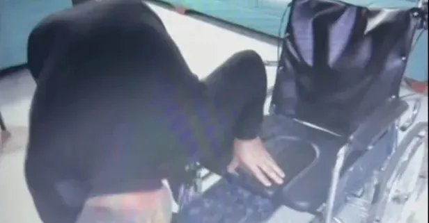 Bursa Adliyesi’ndeki dehşetin görüntüleri çıktı: Silahı tekerlekli sandalye ile sokmuş