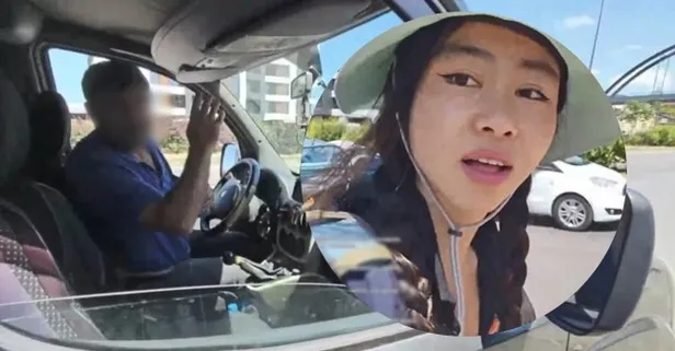 Koreli fenomene canlı yayında büyük şok! Israrcı şahıs defalarca aracına davet etti görüntüler sosyal medyada infial yarattı