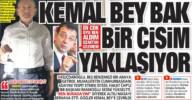 CHP lideri Kılıçdaroğlu, 2023 seçimleri için hazırlık yaparken darbeyi Ekrem İmamoğlu'ndan yedi