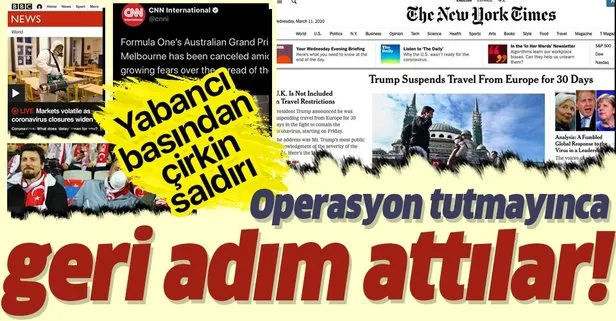 Koronavirüs haberleriyle Türkiye’yi hedef alan yabancı medyadan geri adım!