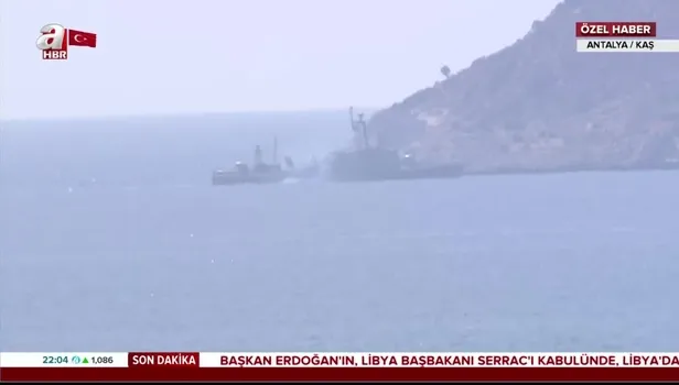 Meis Adası açıklarında Yunan provokasyonu!