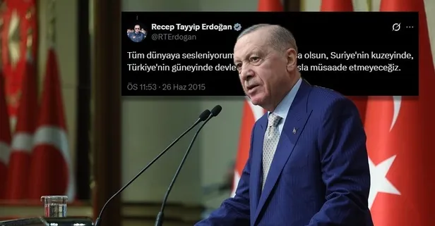 Başkan Erdoğan'ın 11 yıl önceki paylaşımı yeniden gündem oldu: "Bedeli ne olursa olsun müsaade etmeyeceğiz"
