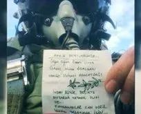 F-16 pilotundan duygulandıran ’Zeytin Dalı’ mesajı