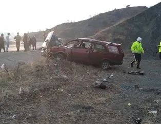 Adıyaman’da kontrolden çıkan araç takla attı! 3 yaralı