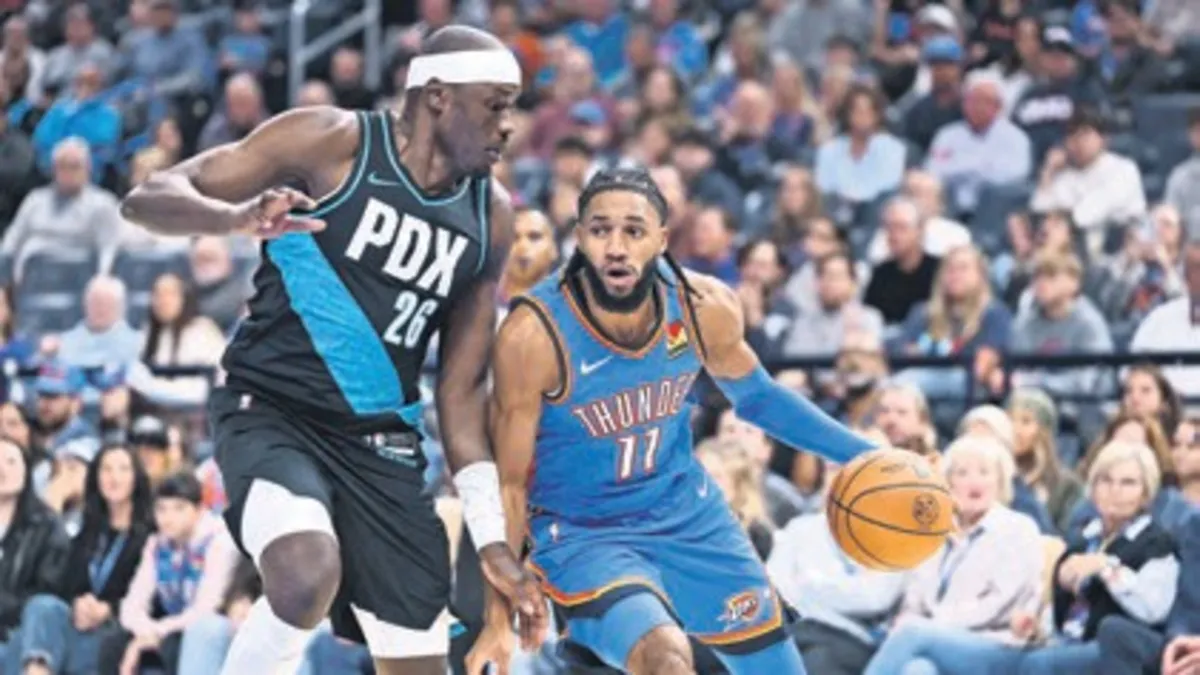 NBA’de Oklahoma City Thunder fırtına gibi