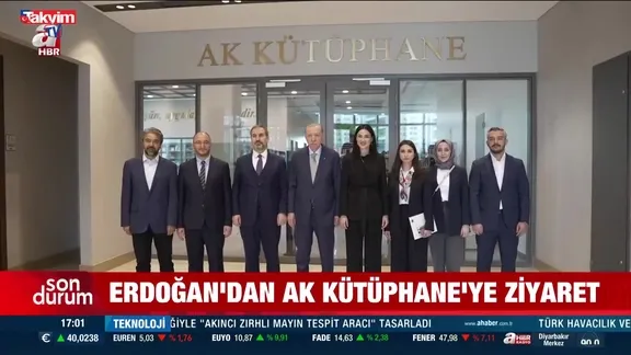 Başkan Erdoğan AK Kütüphane'yi ziyaret etti