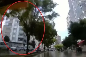 Sinem Apartmanı’nın yıkılma anı kamerada