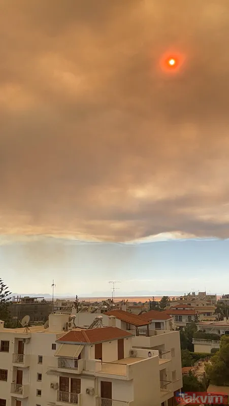 Yunanistan alevlere teslim oldu! O güne kadar kırmızı alarm! | Türkiye'den Yunanistan'a yardım eli - 30