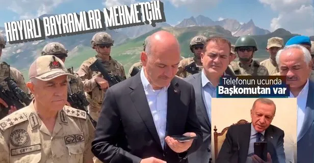 Başkan Erdoğan, Hakkari Yüksekova Varkavik Tepe Üs Bölgesi’ndeki askerlerin bayramını tebrik etti