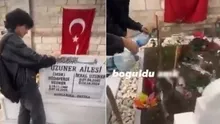 İkbal Uzunerin mezarında ahlaksızca hareketler! 2 şüpheli gözaltında