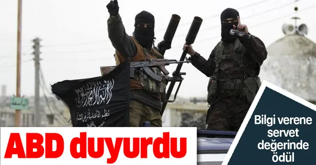 ABD'den El Kaide elebaşıları hakkında bilgi verene 5 milyon dolar ödül