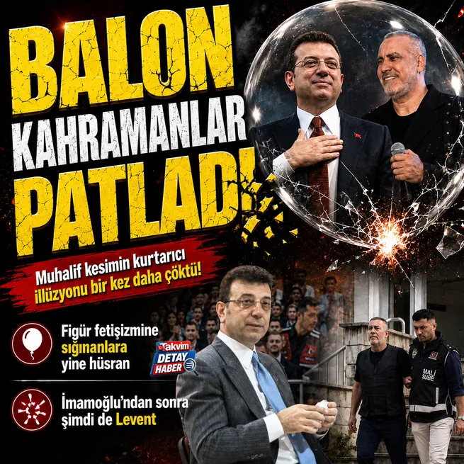 Muhalefetin sözde kurtarıcı illüzyonu çöktü! İmamoğlu’ndan sonra Haluk Levent balonu da patladı