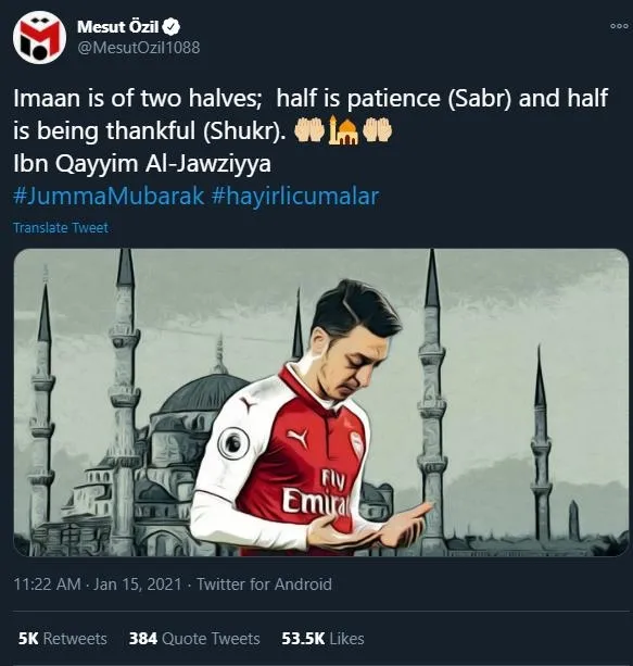 SON DAKİKA: Mesut Özil'den Fenerbahçe taraftarını heyecanlandıran paylaşım-5