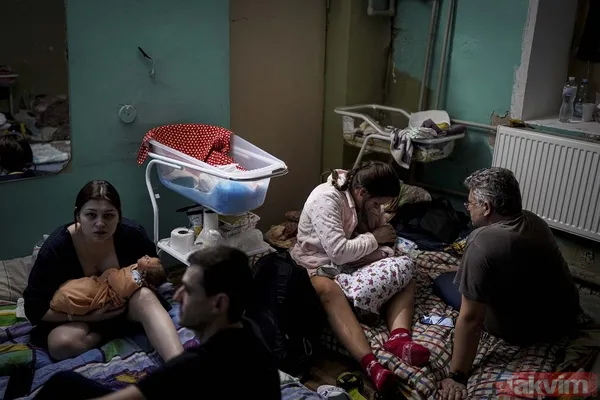 Ölümle yaşam arasında savaş! Kiev'deki doğum hastanesi görüntülendi! Hüzünlü kareler... - 6