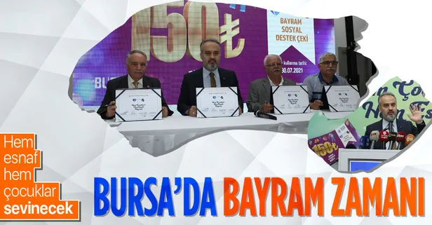 Hem esnaf hem çocuklar bayram edecek