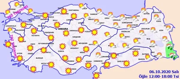 Meteoroloji özellikle uyardı! Hava kalitesi düşecek! 6 Ekim HAVA DURUMU-4