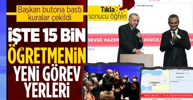 15 bin öğretmen ataması Başkan Erdoğan’ın katılımıyla gerçekleşti! 31 Ocak MEB öğretmen atamaları E-Devlet sonuç sorgulama