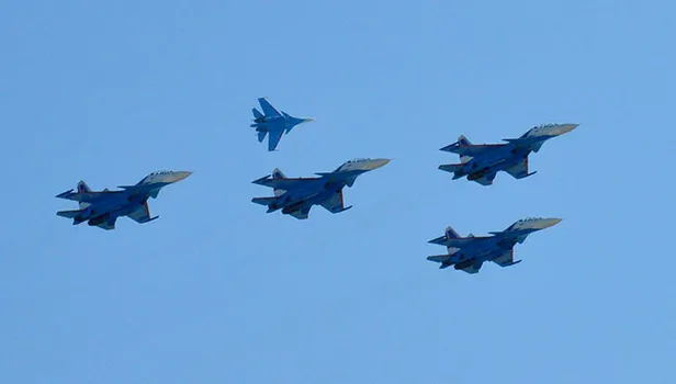 Rus Şövalyeleri TEKNOFEST'te! Su-30 pilotlarının gösteri uçuşu nefes kesti