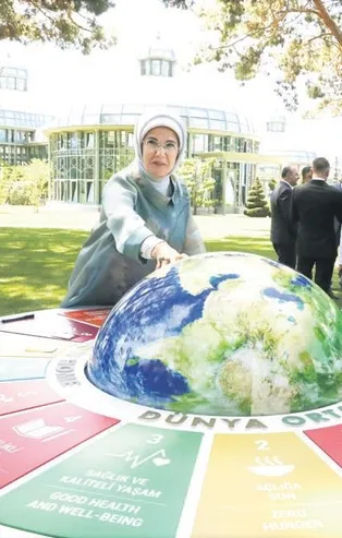 Emine Erdoğan’a iklim liderlik ödülü