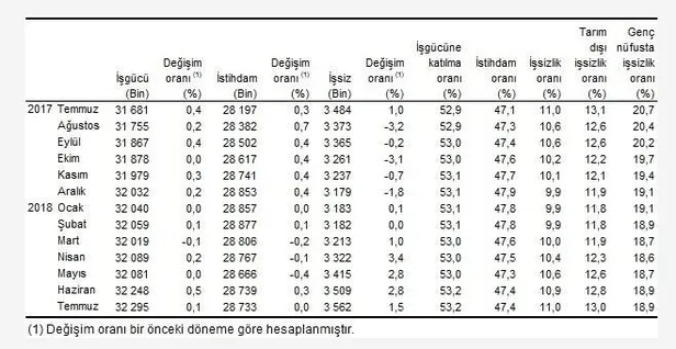 Son dakika: İşsizlik rakamları açıklandı-3