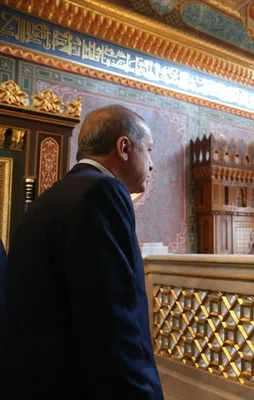 Cumhurbaşkanı Erdoğan, Yıldız Hamidiye Camisi'nde