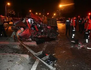 Adana’da korkunç kaza!