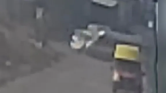 Şehitkamil'de bir kişinin öldüğü feci kaza kamerada