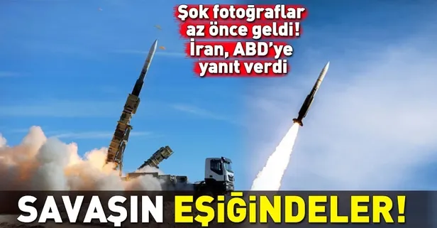 İran'dan ABD'ye füzeli yanıt!