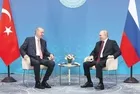 Başkan Recep Tayyip Erdoğan Astana'da Putin ile bir araya geldi