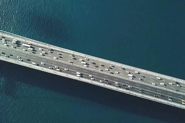 Asfalt çalışmasının sona erdiği FSM Köprüsü'nde trafik yoğunluğu azaldı