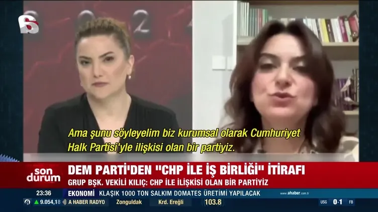 Kirli ittifak bir kez daha günyüzünde! DEM'li Gülistan Kılıç'tan itiraf: CHP ile ilişkisi olan partiyiz | A Haber'de bombardıman: Mızrak çuvala sığmıyor