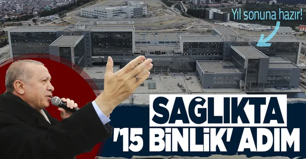 15 bin kişiye hizmet verecek Kocaeli Şehir Hastanesi'nde sona yaklaşılıyor!