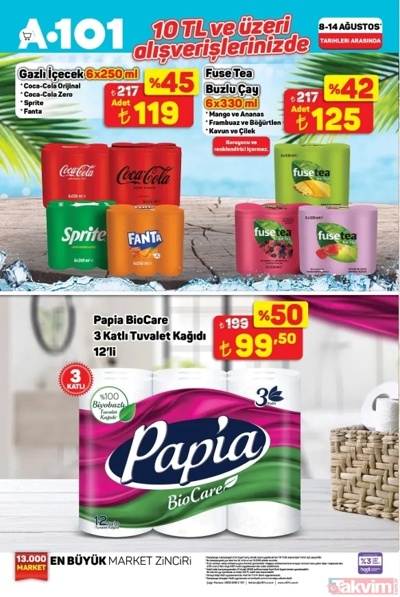 A101 8-14 Ağustos indirim rüzgarı! Çay, yoğurt, peynir, deterjan ve daha fazlasında kaçırılmayacak fırsatlar… Kampanyalı ürünler listesi - 6