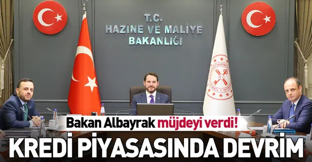 Bakan Albayrak müjdeyi verdi! Kredi piyasasında devrim-1