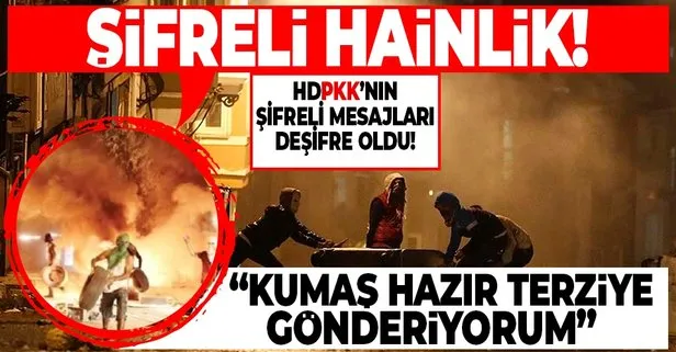 HDP-PKK’nın şifreli mesajları deşifre oldu: Kumaş hazır terziye gönderiyorum