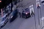 Mezitli’de motosiklet kazası kamerada!