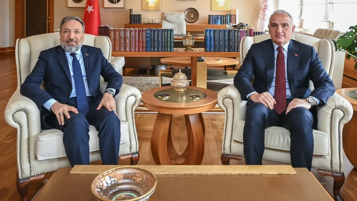 Kültür ve Turizm Bakanı Ersoy, Diyanet İşleri Başkanı Arpaguş ile Tarihi Mirasın Korunması Üzerine Görüşme Gerçekleştirdi