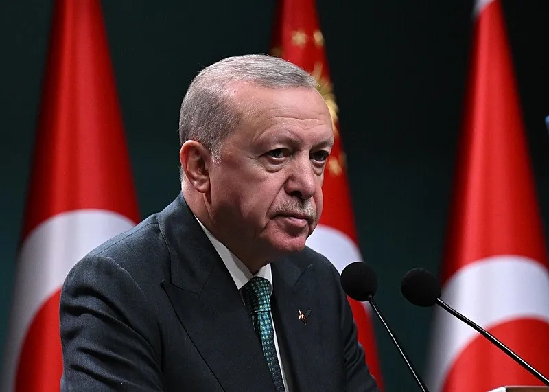 Başkan Erdoğan, Kabine Toplantısı'nın ardından millete seslendi. (AA)