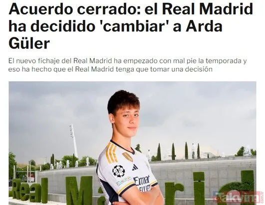 Arda Güler Real Madrid’den ayrılıyor! İşte yeni takımı
