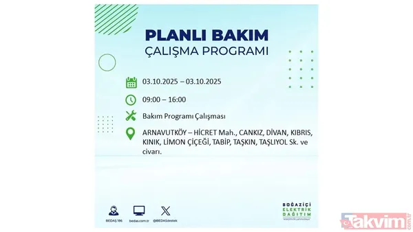 İstanbul'da elektrik kesintisi alarmı: BEDAŞ saat verdi! 3 EKİM ilçe ilçe kesinti programı - 2