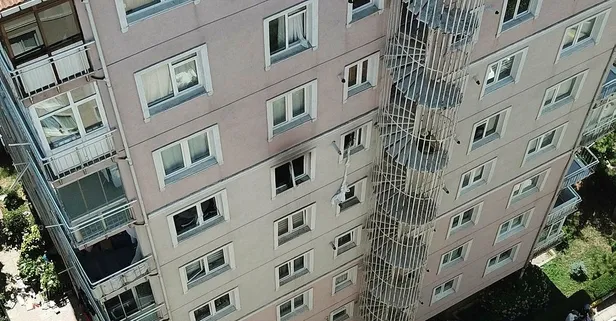 Üsküdar'da apartman dairesinde patlama!